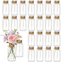 24Pcs Mason Jars for Centerpiece Glass Flower Bud Vase Transparent Vases by Unknown