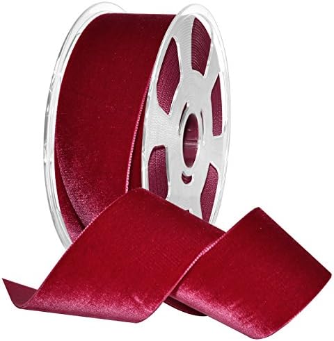 Morex Ribbon Nylon, 2 inches by 11 Yards, Beauty, Item 01250/10-422 Nylvalour Velvet Ribbon, 2" by 11 yd, by MorexRibbon
