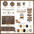 Western Party Decorations, Cowboy Birthday Party Decorations for Boys - Image 2
