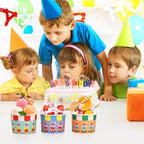 Cididu 240 Pack Paper Ice Cream Cups, 8 Oz Disposable Dessert Snack Bowls, Parties Suppliers Treat Cups for Hot and Cold Food, Soup, Sundae, Fruits, Frozen Yogurt, Summer Birthday Party Picnic - Image 7