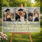 Personalized Clear Graduation Yard Sign with Photo – Custom Acrylic Welcome Sign for High School Senior, College & Kindergarten Graduation Party, Class of 2026 Outdoor Decor - Image 4