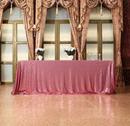 SquarePie Sequin Tablecloth 90x132 Inch Fuchsia Pink for Wedding Party - Image 5