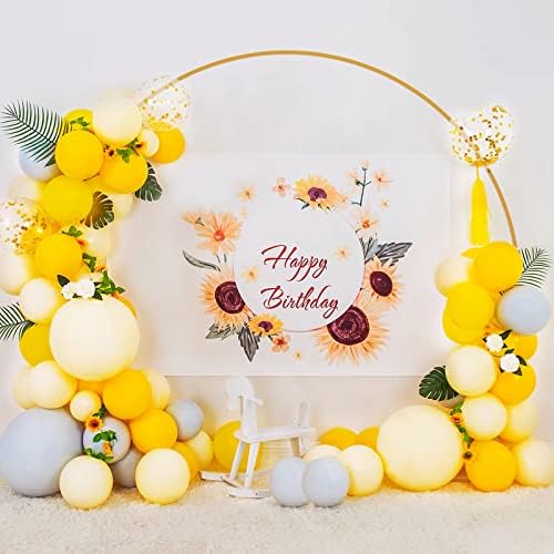 Wokceer Round Backdrop Stand 8FT Gold Wedding Balloon Arch Stand for Party - Image 3
