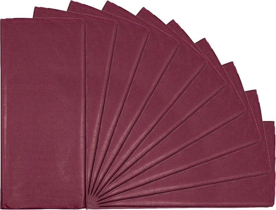JAM Paper Tissue Paper - Burgundy - 100 Sheets/Pack - Image 4