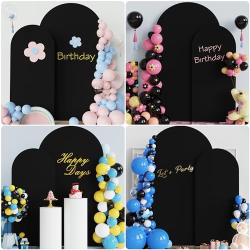 Putros Arch Backdrop Stand and Cover Set of 2, Arch Stand with Black Cover - Image 6