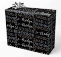 AOFUN Personalized Gift Funny Christmas Wrapping Paper Funny Christmas Wrapping Paper With Name Logo Cool Wrapping Paper Custom Gift Wrapping Paper 5 Rolls 58" x 23" by Unknown