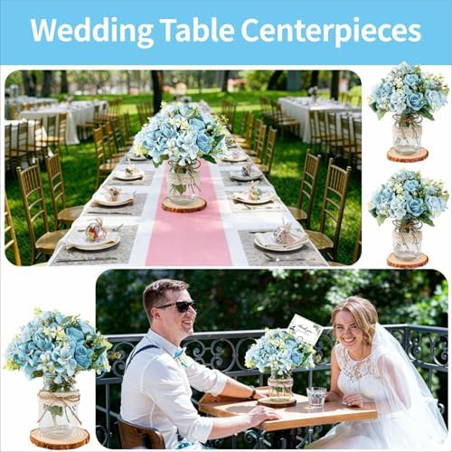 Mason Jar Centerpiece Table Decorations for Dining Room Farmhouse Decor - Image 4