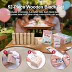 117Pcs Baby Blocks for Baby Shower, Gender Reveal & 1st Birthday - Image 5