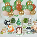 12 Sets Woodland Baby Shower Balloon Stand Kit for Table Safari Baby Shower Centerpiece Decorations with Balloon for Gender Reveal Birthday Party Photo Props Supplies - Image 6