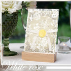 Fullhawl 250 Pcs Vellum Jackets for 5x7 Invitations Bulk,Rose - Image 5
