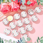MTLEE 50 Pcs Wedding Candles Gift Favors for Guests 1 oz, Pink Rose - Image 2