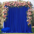Wokceer Royal Blue Backdrop Curtain Drapes for Parties, 2Pack 10x10FT by Wokceer