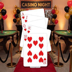 Funrous 4 ft Cardboard Stand-up Party Decor, Playing Cards, 1 Pcs - Image 5