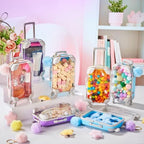 LemonRoad 36 Pcs Clear Mini Suitcase Party Favor Box, Multicolor - Image 4