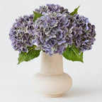ZYTUYO 4 Pcs 20'' Gray Purple Real Touch Hydrangea Artificial Flowers Vintage Lifelike Latex Hydrangeas Long Stem for Boho Home Decor Porch Outdoor Wedding Kitchen Xmas Table Centrepiece by ZYTUYO