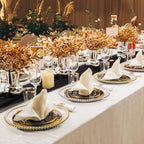 Hioasis 175 Pcs Black Gold Plates for Graduation - Image 6