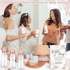 Trelaco 12 Pcs Baby Shower Bottle Chug Game, Boho, Brown - Image 6
