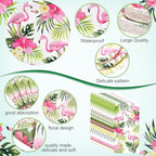Funnymoom 250 Pcs Hawaiian Flamingo Party Decoration Serves 50 - Image 3