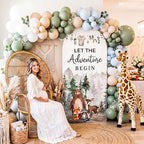 Tegeme 7.2ft Let The Adventure Begin Arch Backdrop Cover - Image 4