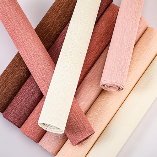 TaoBary 30 Rolls Crepe Paper Roll Streamer, Pink Series, 6 Colors - Image 4