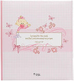 Christian Art Gifts Girl Baby Book of Memories Pink Keepsake Photo Album | Our Baby Girl Memory Book with Bible Verses, First Year (Pack of 2) - Image 2