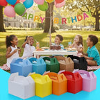 Gable Boxes with Handles, 9.45"x5"x5", 30 Pack, Assorted Color - Image 6