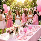 Havawish 100 Pcs Pink Orange Class of 2026 Graduation Party Plates Decorations Pink Orange Paper Plates Disposable Graduation Party Tableware Set for 2026 High School College Congrats Grad Decorations - Image 6