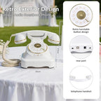 Audio Guest Book Wedding Phone, Retro Audio Phone Guestbook with Clear Voice Recording for Wedding Reception, Bridal Shower, Birthday, Baby Shower, Anniversary, Engagement - Image 5