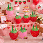 Tranqun 36 Pcs Strawberry Gift Bags with Handle Berry First Party Favors - Image 5