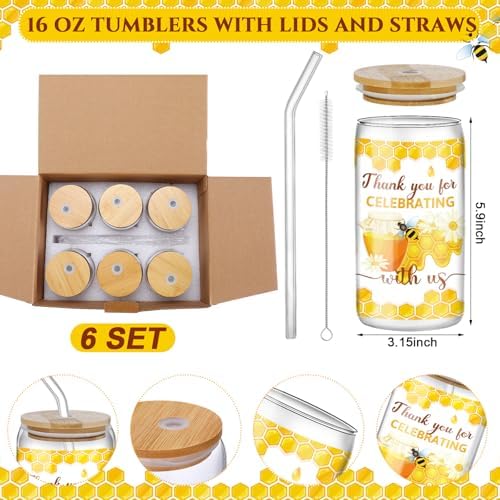 Boao Bee Honey 6 Set Baby Shower Game Prizes Favors for Player Winners - Image 2
