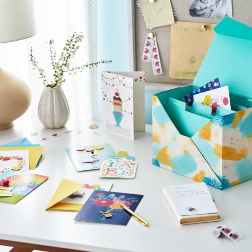 Hallmark All Occasion Cards, Assorted 24-Pack with Organizer (Watercolor) - Image 2