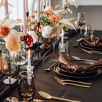Showgeous 16 Pack Black Cheesecloth Table Runner 17 x 108 Inch - Image 7