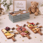 LemonRoad 6 Sets Acacia Wood Baby Shower Prizes, 6" L x 9" W - Image 4