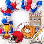 Honoson 4 Pcs Large 24" x 32" Baseball Cardboard Cutouts Standup Life Size, Baseball Party Yard Signs Decoration for Baby Shower Birthday Party Supplies Sports Themed Lawn Classroom Photo Backdrop - Image 6