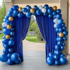 Wokceer Royal Blue Backdrop Curtain Drapes for Parties, 2Pack 10x8FT - Image 6