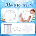 30 Pcs Transparent 3D Bubble Party Decorations, 2 Large Sizes - Image 4