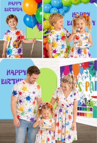 285PCS Paint Party Birthday Decorations Serves 25 - Image 7