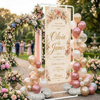 Yebo Wedding Welcome Sign Stand, Adjustable Display Easel with Carry Bag - Image 3