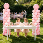 Light Pink Balloons Stand Column Kits 2 Sets Birthday Decorations - Image 6