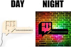 Custom Colorfully Gamer Tag Neon Sign, Twitch Username Game Stream Background Decor Led Neon Sign, 40cm 21cm, 50cm 26cm - Image 2