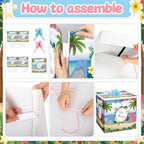 AmazingSpark 28in Giant Gender Reveal Gift Box Kit, Stitch and Angel - Image 3