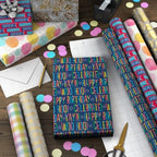 Hallmark Wrapping Paper Rolls for All Occasions (Birthday, Plaid, Flowers) - Image 2