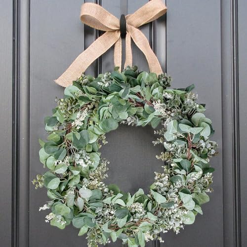 Ouddy Decor 2 Pack Eucalyptus Garland Artificial Greenery Vines with Buds - Image 6