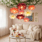 Thiccywoov 8 Pack Giant Paper Flower Decorations for Bulb, 15.7" Large Artificial Flower Paper Lantern Colorful Crepe Tissue Papers Flowers for Classroom Birthday Wedding Decorations(Fresh Color) - Image 6