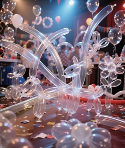 1200 Pcs Long Balloon Animal Making Kit 60 Inch Clear 260 Twisting Balloons for Party Decorations and Crafts - Image 6