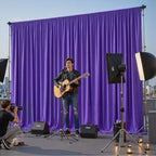 20x10ft Purple Backdrop Curtain Panels for Parties - Wrinkle Free Polyester Photo Curtain Backdrop Wedding Back Drop Fabric Drapes for Party Decorations Background for Photography - Image 2