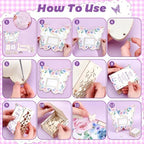 peacoblue Baby Shower Guest Book Alternative Set – 73 Pcs Wooden Butterfly Memory Kit with Display Frame, Keepsake Box, and Signature Pieces Decorations for Girl or Boy Parties - Image 5