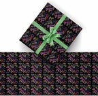 AOFUN Christmas Wrapping Paper - Thick Personalized Wrapping Paper with Custom Name Gift, 3 Rolls, 58" x 23" Each - Image 2