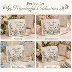 Wedding Guest Book,10.2x8.2in Linen Guest Book - Image 5
