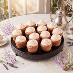 Wenqik Black Metal Cake Stand 20 Inch with Cutting & Spatula - Image 5
